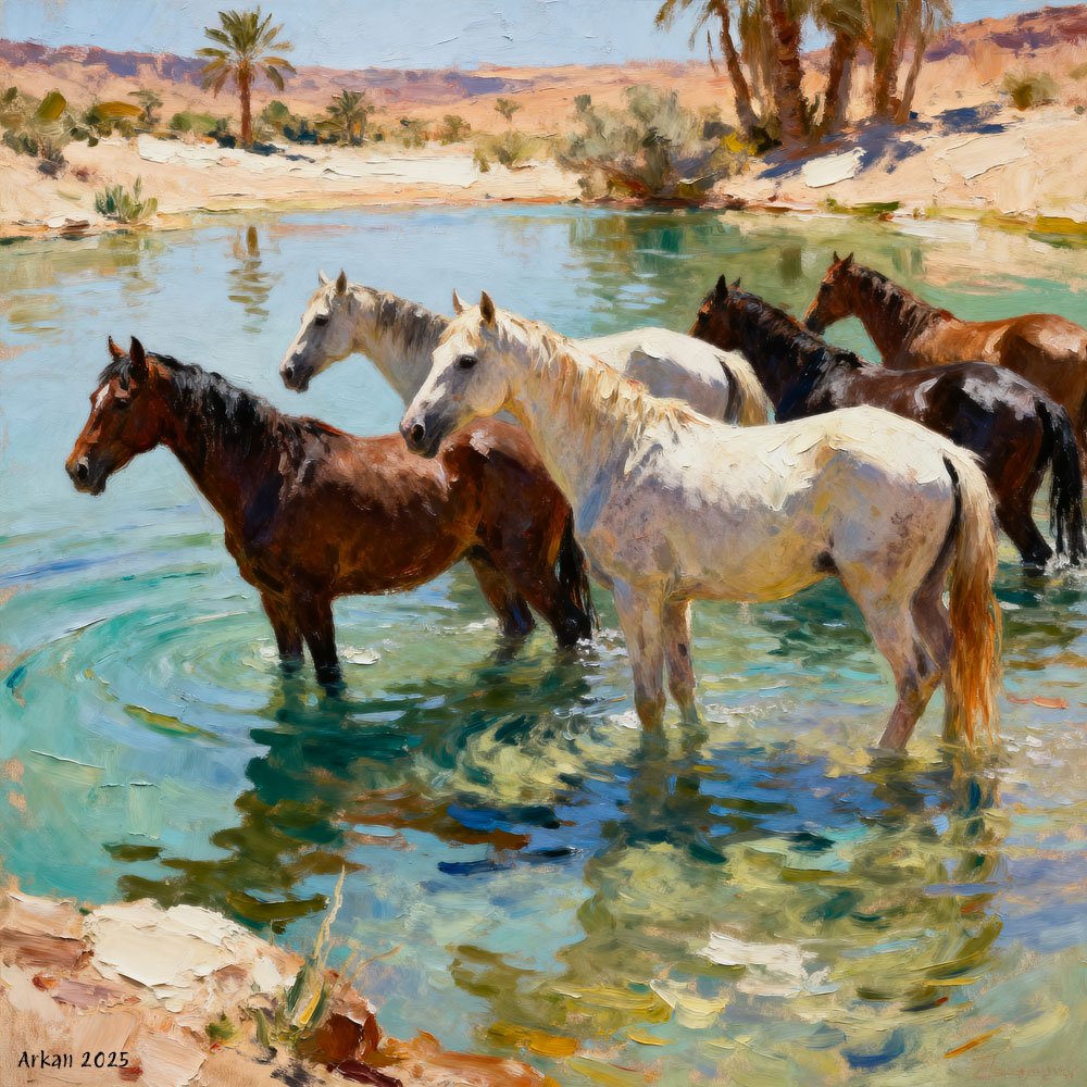 Horses Resting